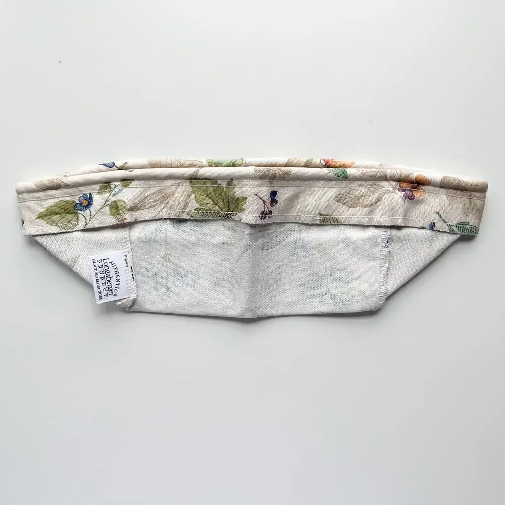 Longaberger‎ Small Autumn Reflections Basket Liner Botanical Fields